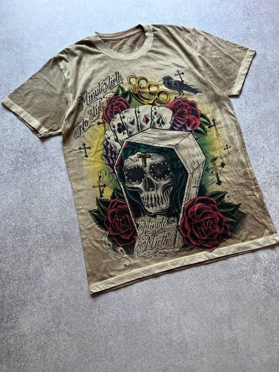 Vintage Vintage Minute Mirth Slull Y2K Boxy T-shirt Y2K L Size US L / EU 52-54 / 3 - 4 Thumbnail