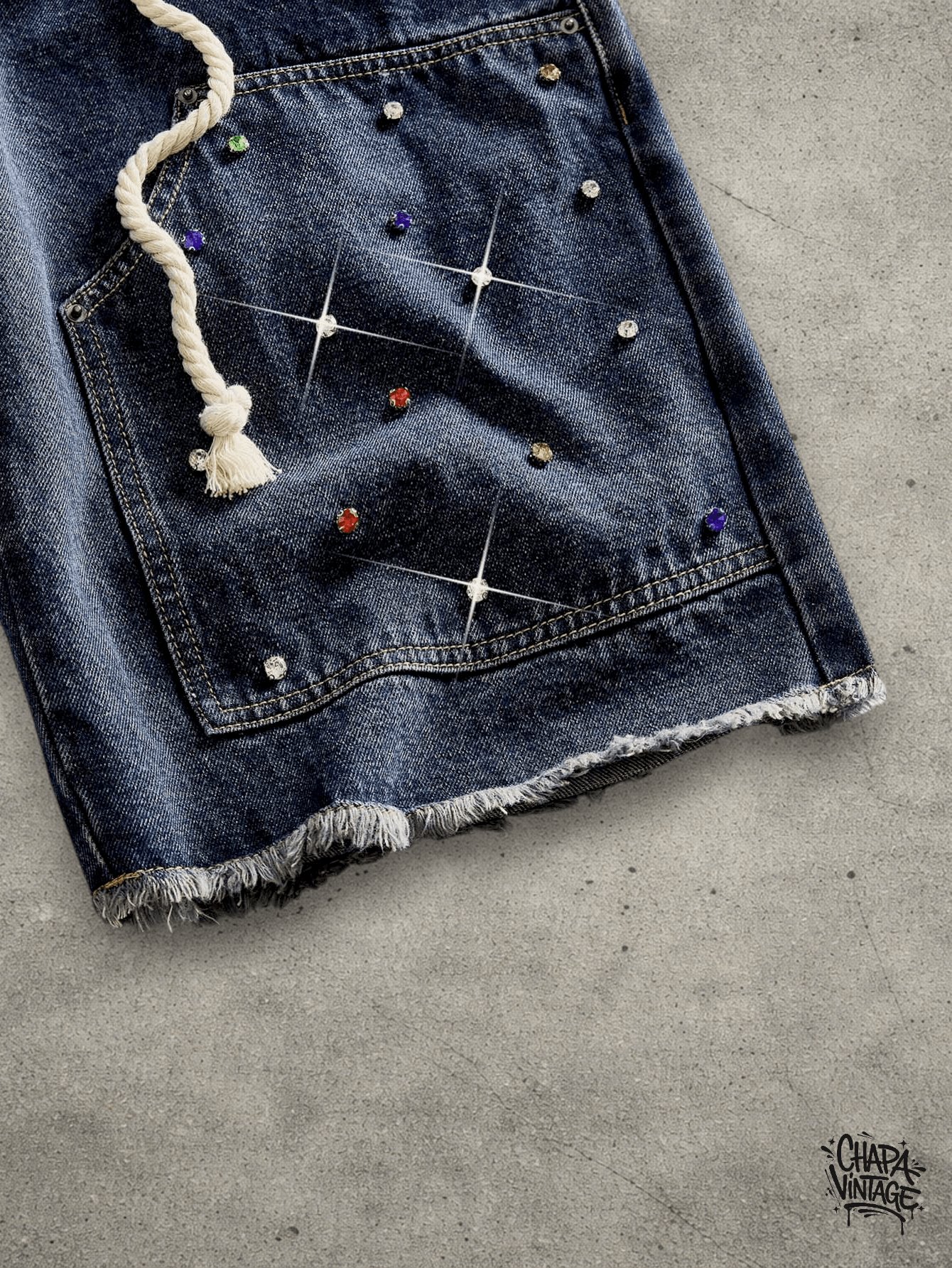 Jean Double waistband shorts Size US 32 / EU 48 - 3 Thumbnail