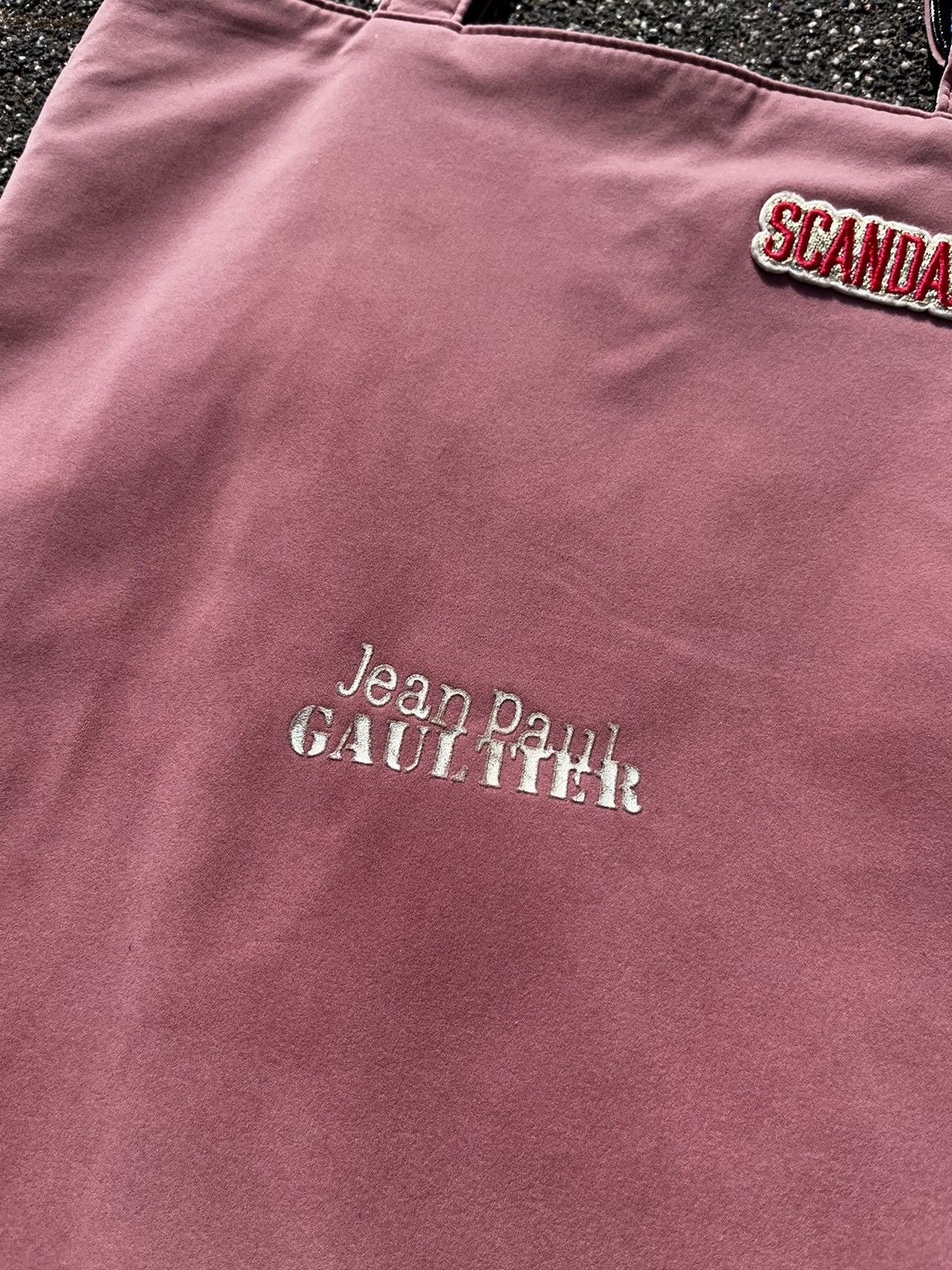 Jean Paul Gaultier × Vintage 🔴 JEAN PAUL GAULTIER SCANDAL LAQUERED REVERSIBLE VELOUR BAG Size ONE SIZE - 5 Thumbnail