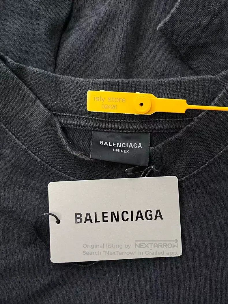 Other Balenciaga Pattern Printed Round Neck Raglan Short Sleeve Size US L / EU 52-54 / 3 - 5 Thumbnail
