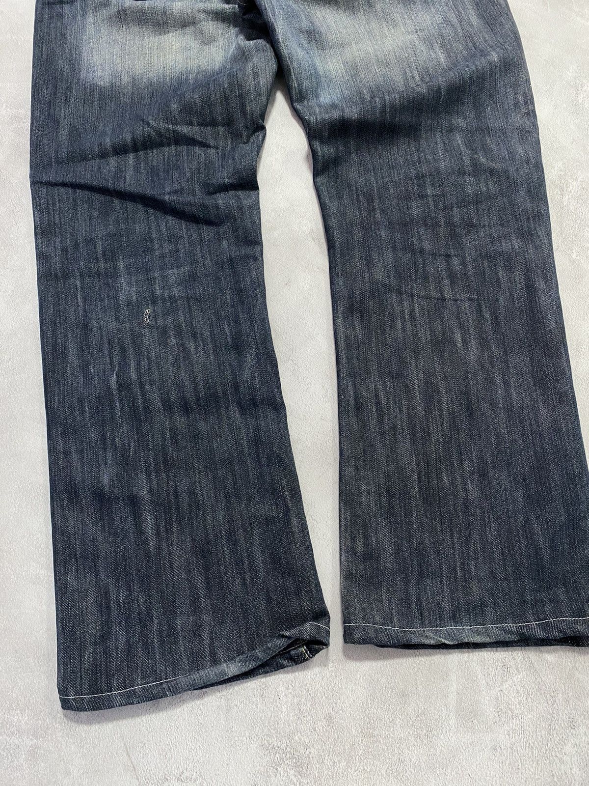 Japanese Brand × Vintage 🩻 Vintage Straight Leg Jeans Pants Distressed Style Size US 36 / EU 52 - 6 Thumbnail