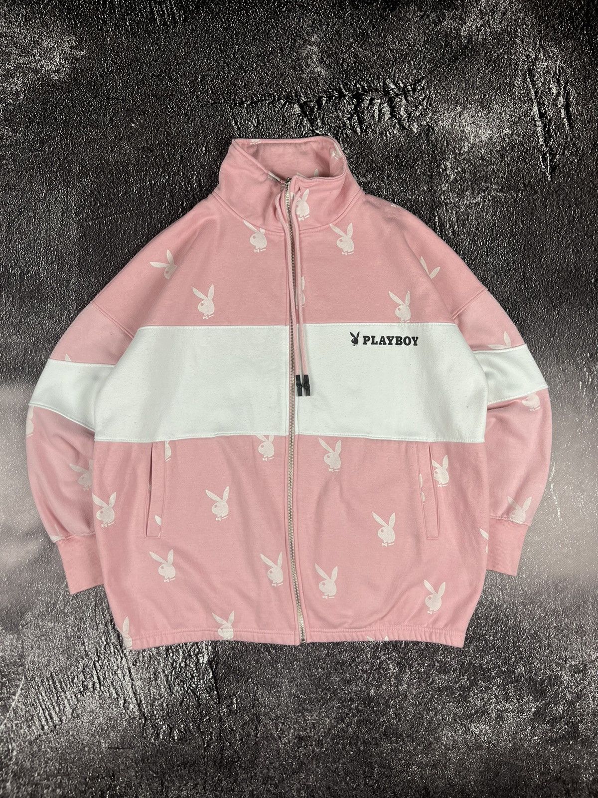Playboy Vintage Playboy x Missguided Monogram zip sweatshirt | Grailed