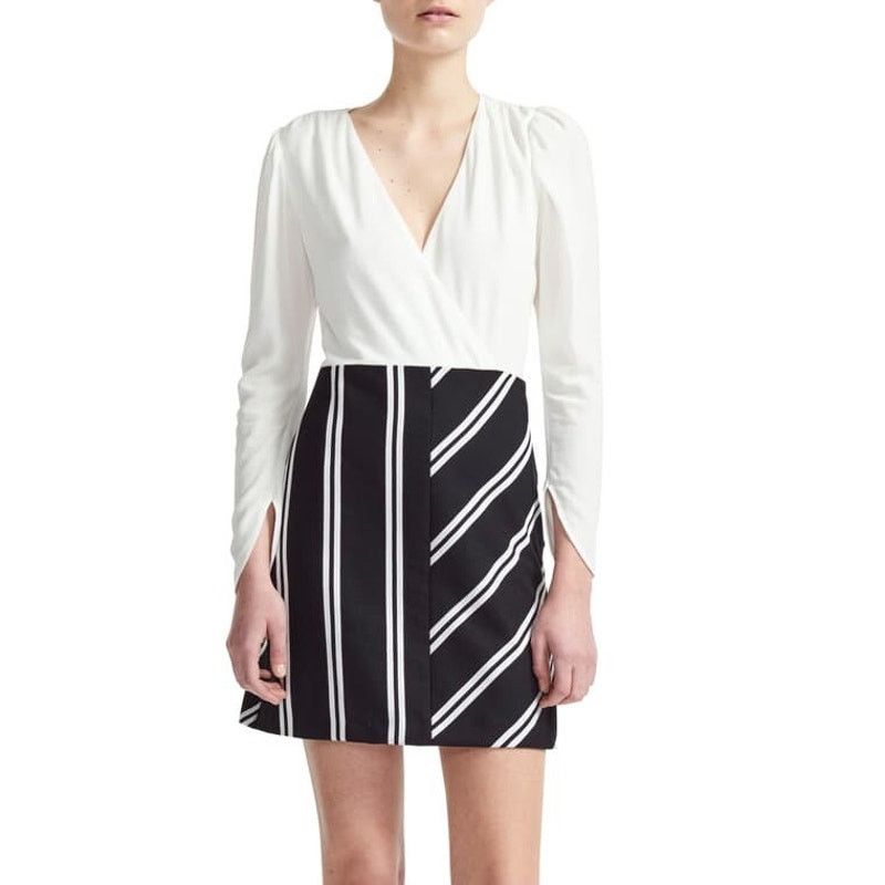 Maje Rolim Blanc Mini Dress
