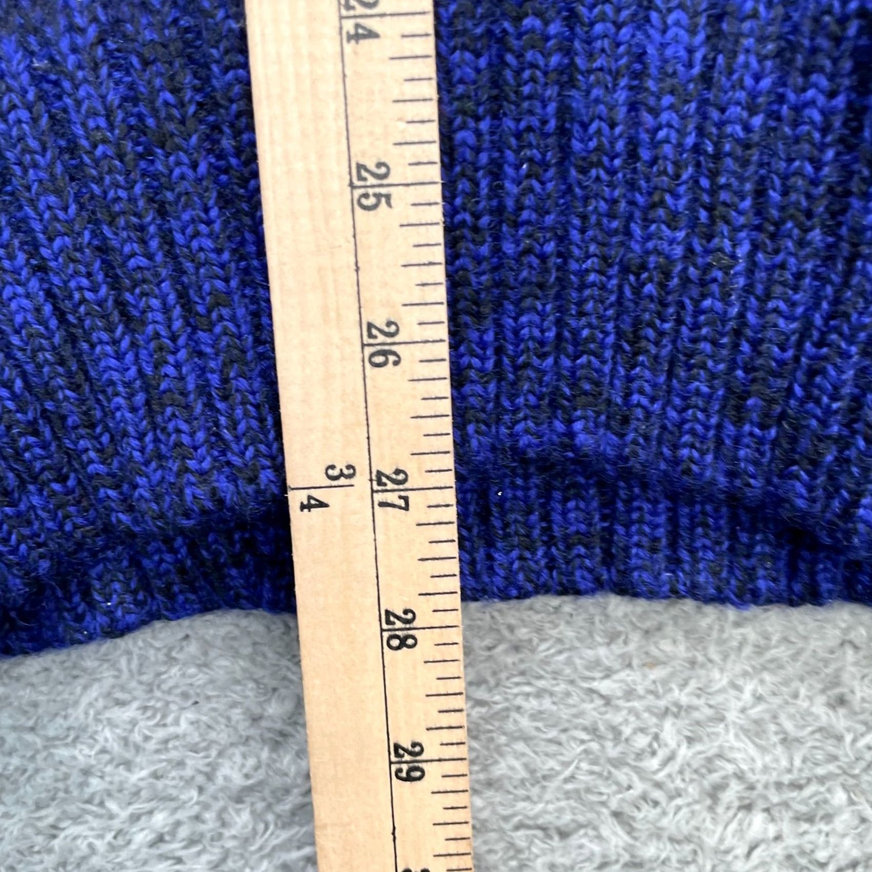 Vintage VINTAGE Boston Traders Sweater Mens Medium Blue Wool Tight Knit Ribbed 80s Size US M / EU 48-50 / 2 - 6 Thumbnail