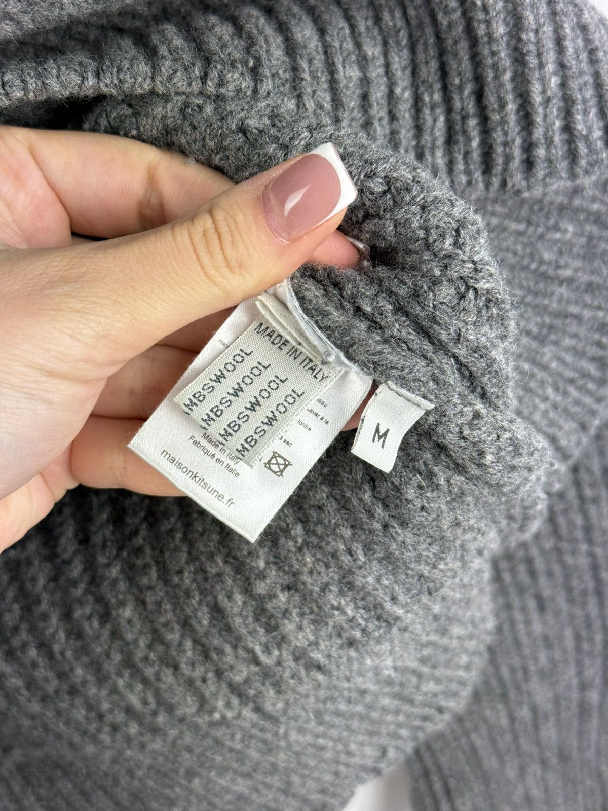 Maison Kitsune Maison Kitsune Ladies Wool Knitted Sweater Pullover Size M Size M / US 6-8 / IT 42-44 - 10 Thumbnail