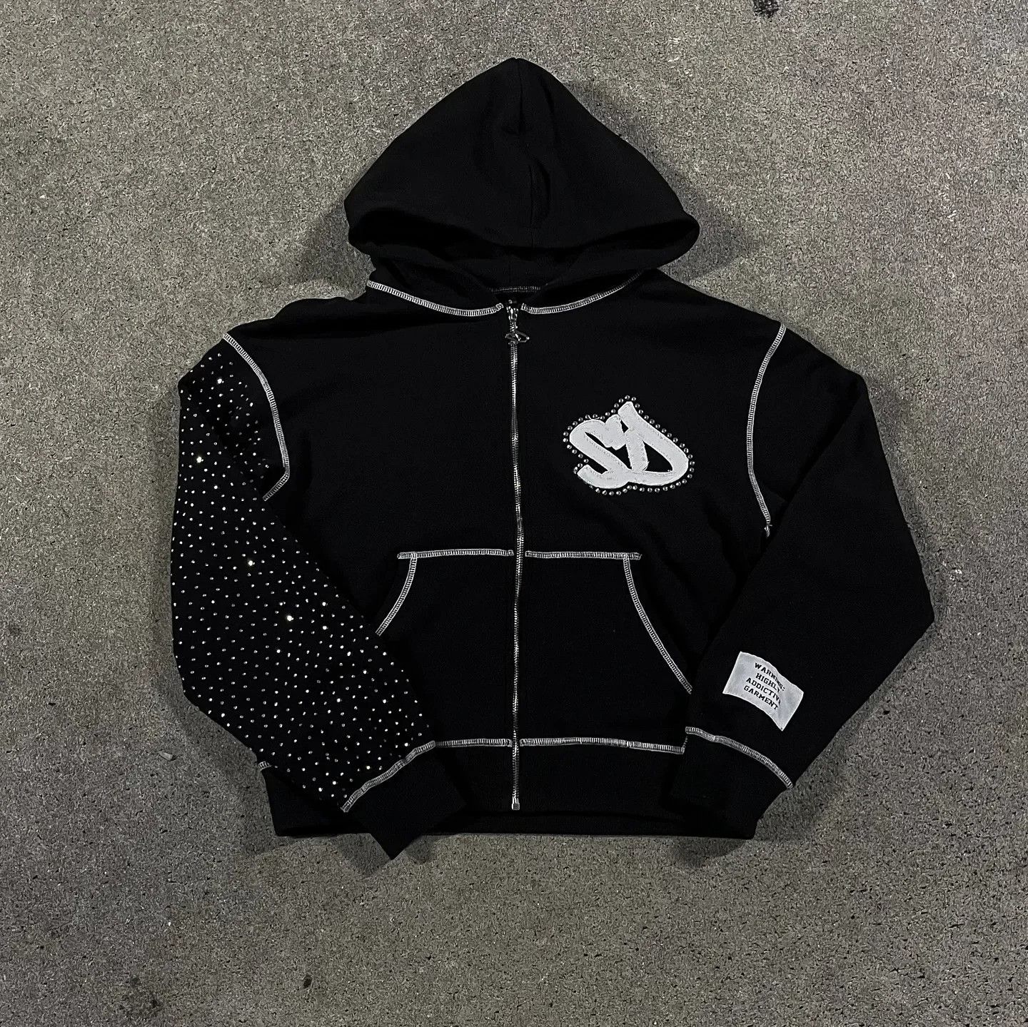 Vintage Y2k Streetwear Retro Men Embroidery Diamond Size US L / EU 52-54 / 3 - 3 Thumbnail