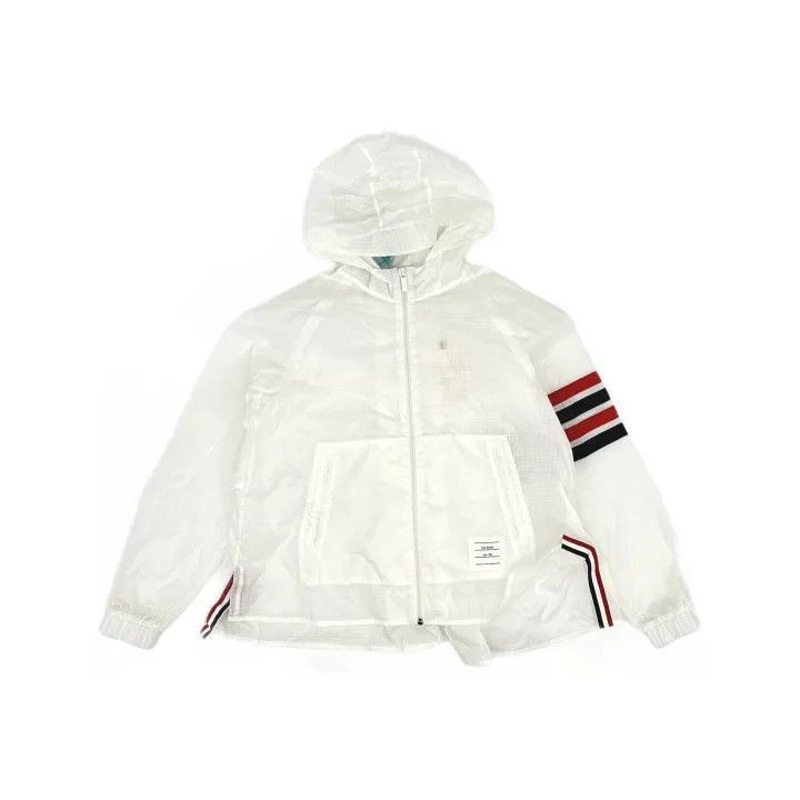 Thom Browne Thom Browne Striped Hooded Zip Jacket -2507 Size S / US 4 / IT 40 - 8 Thumbnail
