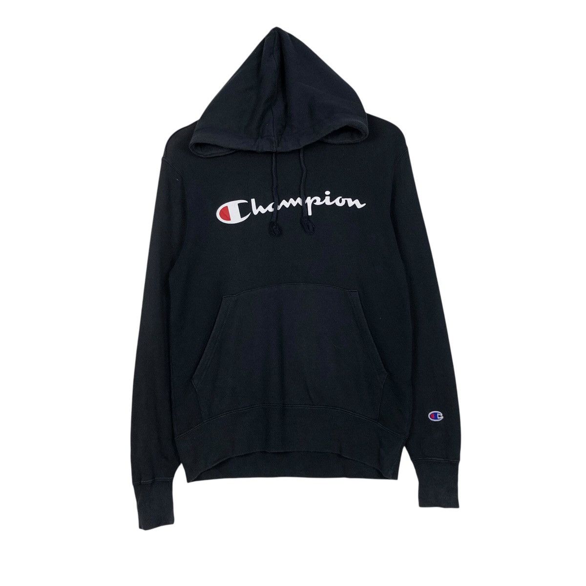 Champion × Japanese Brand × Vintage 📌Vintage Champion Hoodie Big Logo Pull Over Size US S / EU 44-46 / 1 - 2 Thumbnail