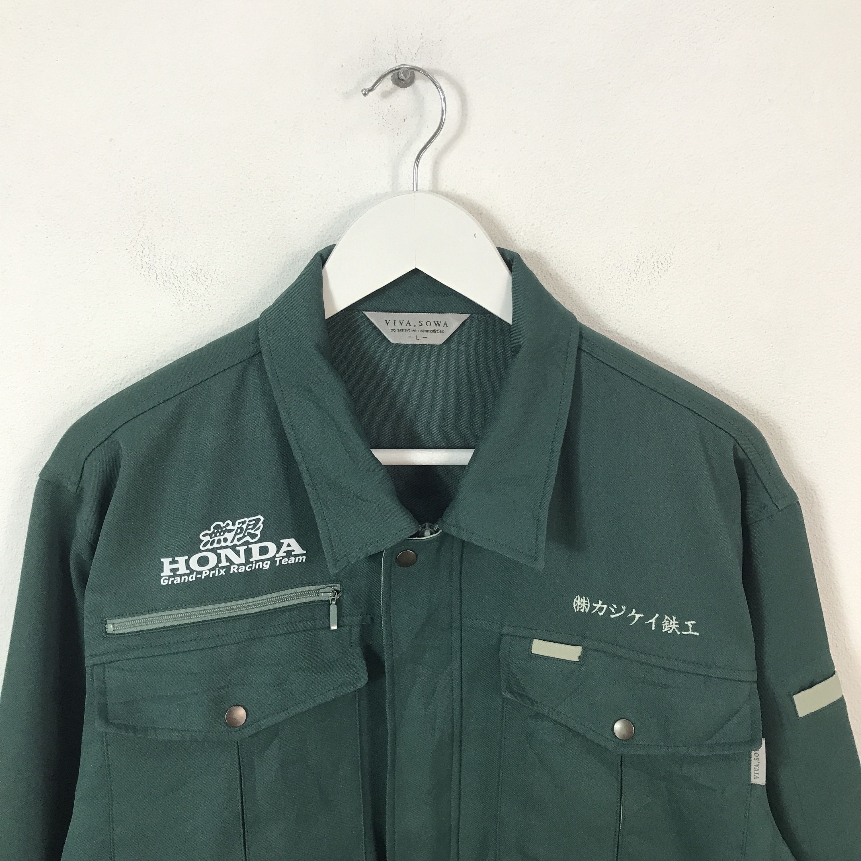 Honda Vtg Honda mugen racing japan custom jacket Size US L / EU 52-54 / 3 - 3 Thumbnail