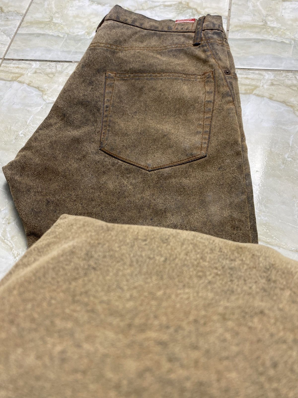 Japanese Brand 🇯🇵 Japanese Brand Blueway Leather Jeans Size US 34 / EU 50 - 5 Thumbnail