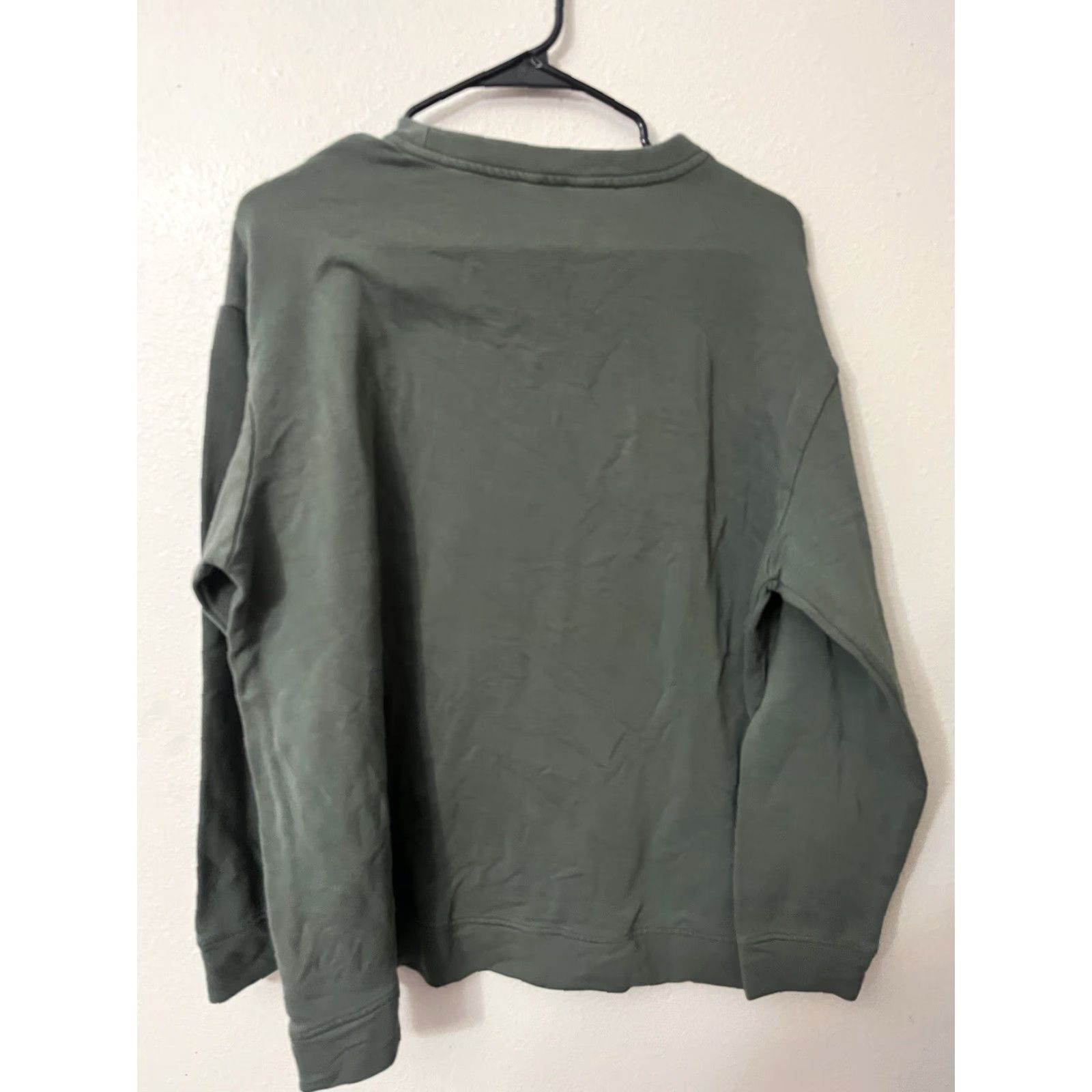 Orvis VINTAGE Orvis Shirt Men L Green Long Sleeve Crew Neck Pullover Classic Collection Size US L / EU 52-54 / 3 - 3 Thumbnail