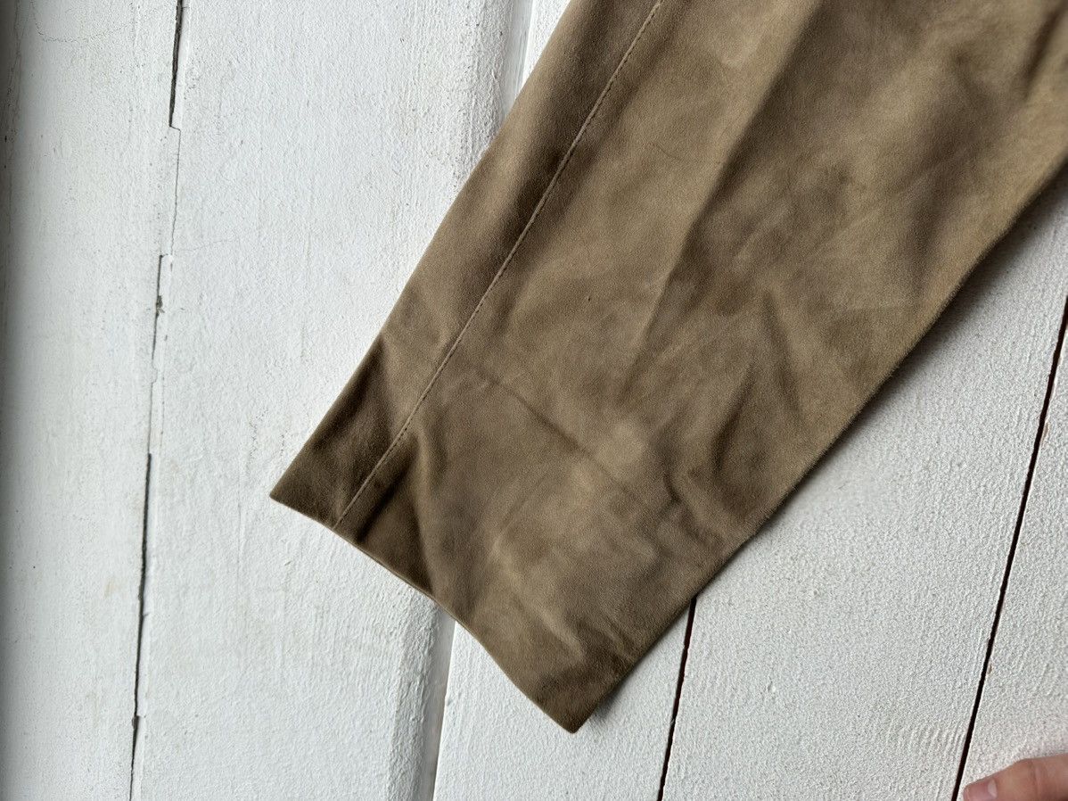 Leather 🚨Vintage leather pants motorcycles BROWN LUXURY Y2K Size 26" / US 2 / IT 38 - 15 Thumbnail