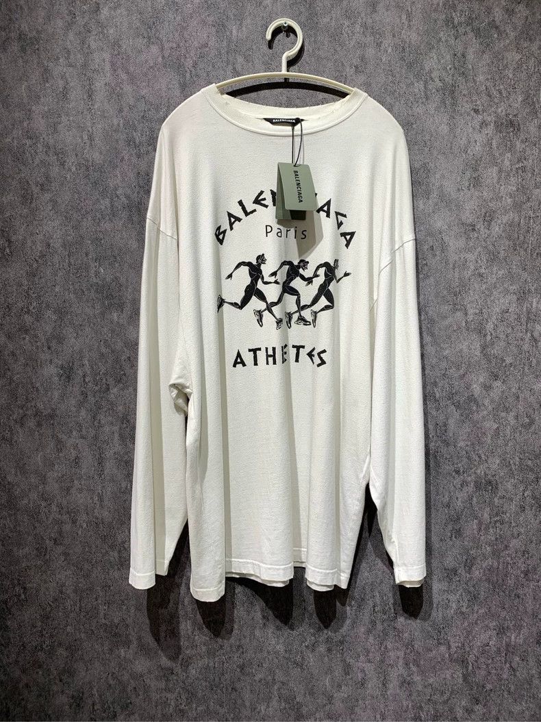 Balenciaga Marathon Long Sleeve Sweatshirt Size XS