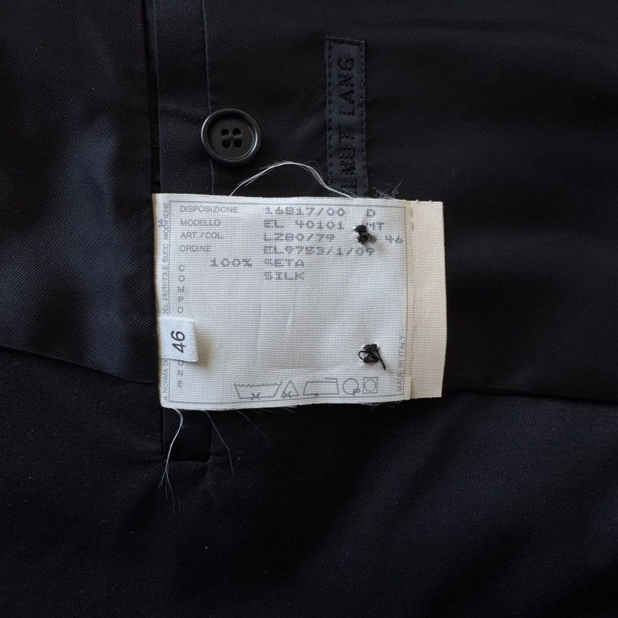 Helmut Lang Helmut Lang 1990’s Black Silk Button-up Overcoat Size US S / EU 44-46 / 1 - 12 Thumbnail
