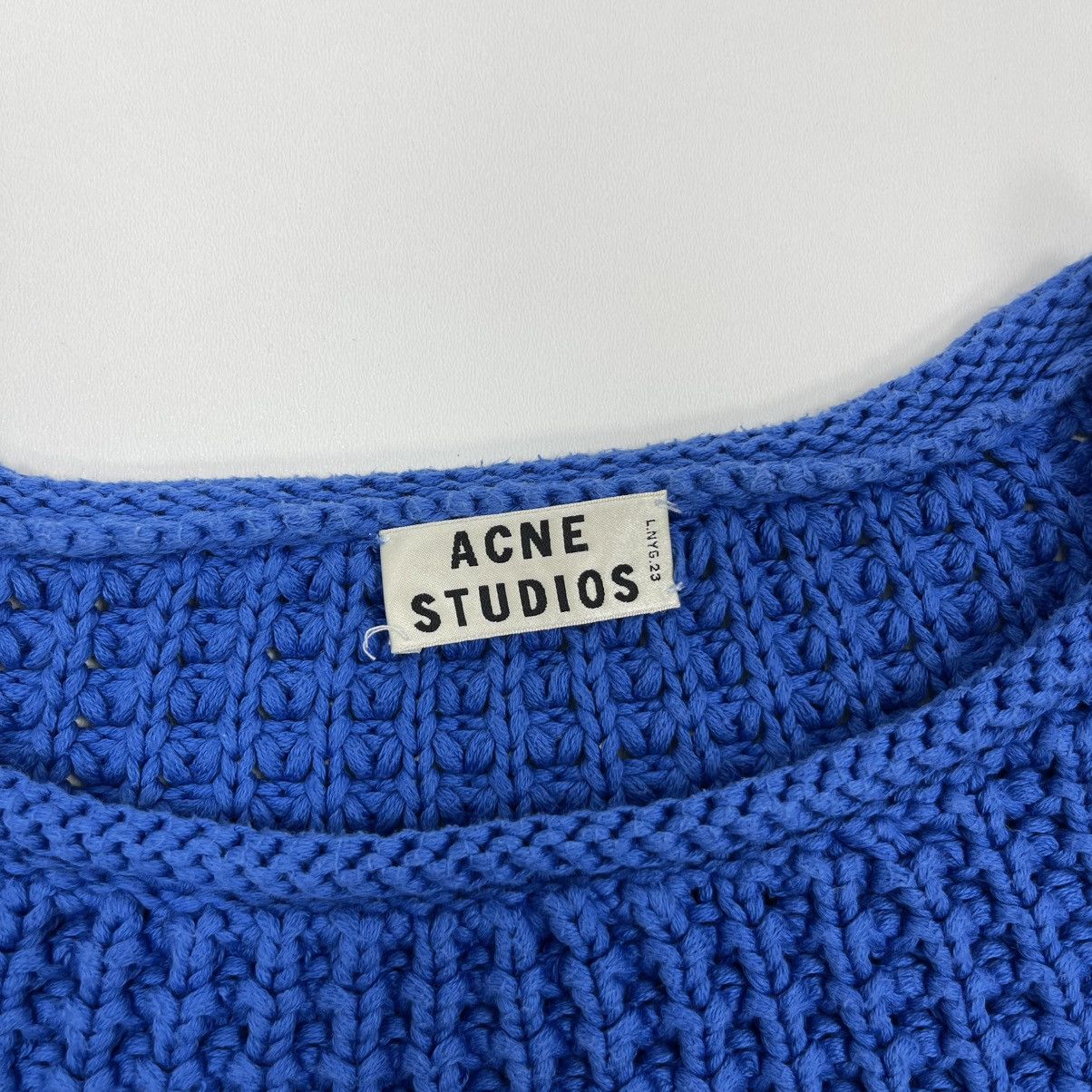 Acne Studios Acne Studios W Sapata Solid Waffle S13 Cotton Knit Sweater Size S / US 4 / IT 40 - 8 Thumbnail