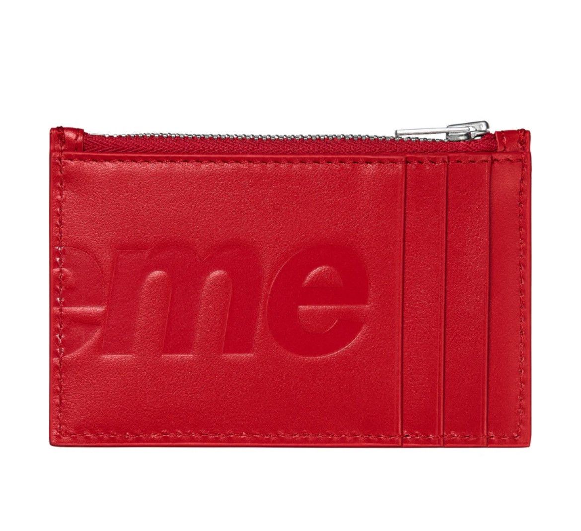 Supreme × Vintage Supreme Leather Zip Card Holder Size ONE SIZE - 2 Thumbnail
