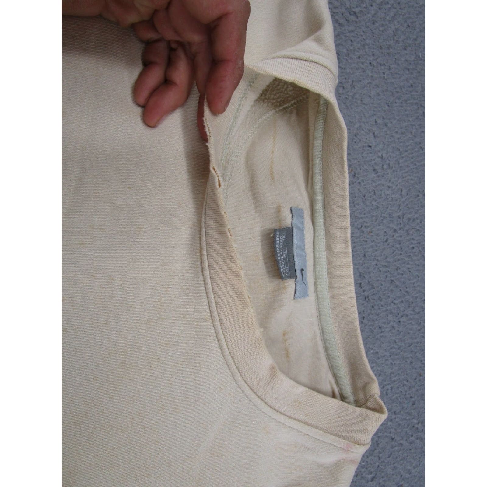 Nike VTG Nike Sweatshirt XL Pullover Crewneck Swoosh Mini 90s Sports Ivory Men Size US XL / EU 56 / 4 - 3 Thumbnail