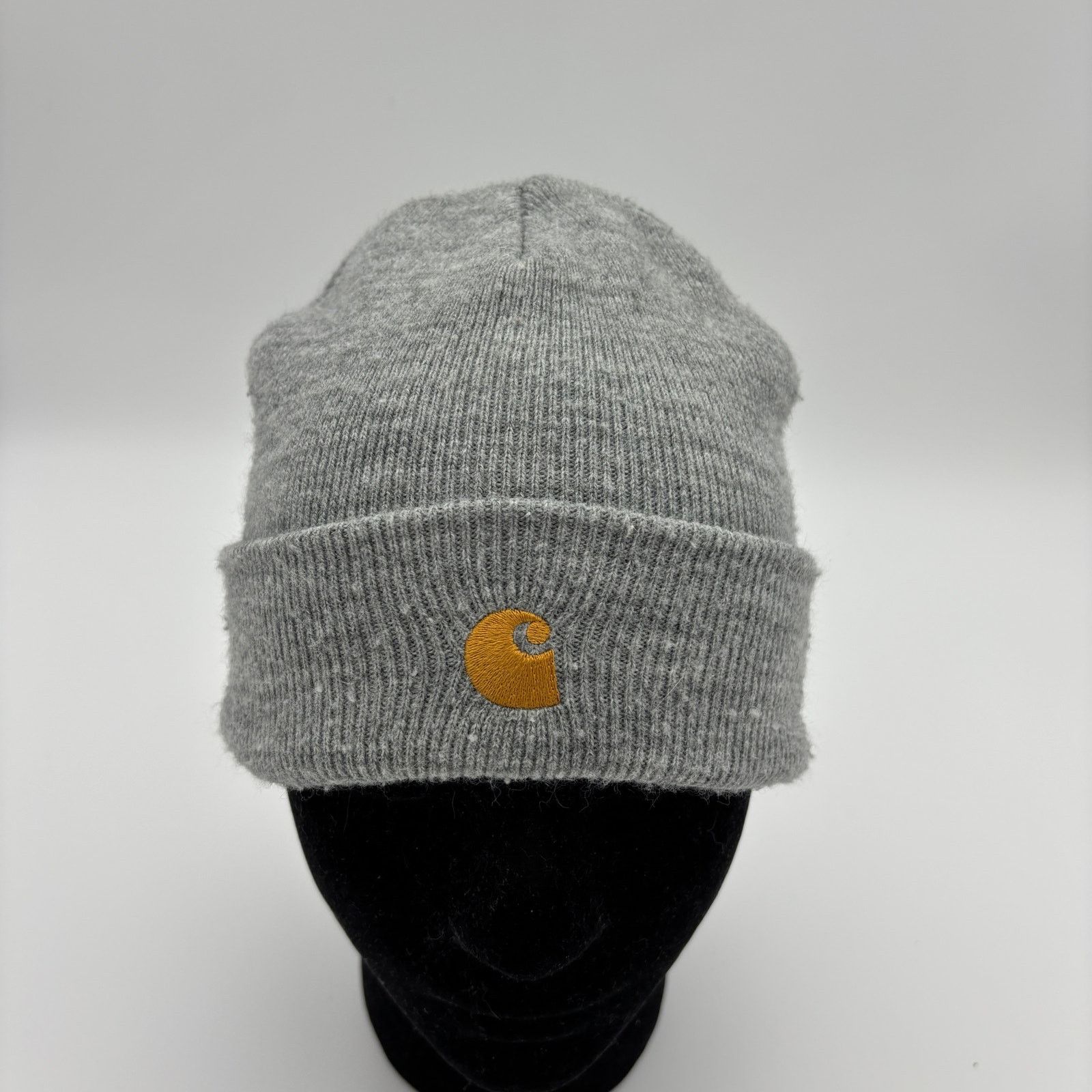 Carhartt Carhartt Chase Beanie Knit Gray Hat Workwear Casual Size ONE SIZE - 2 Thumbnail