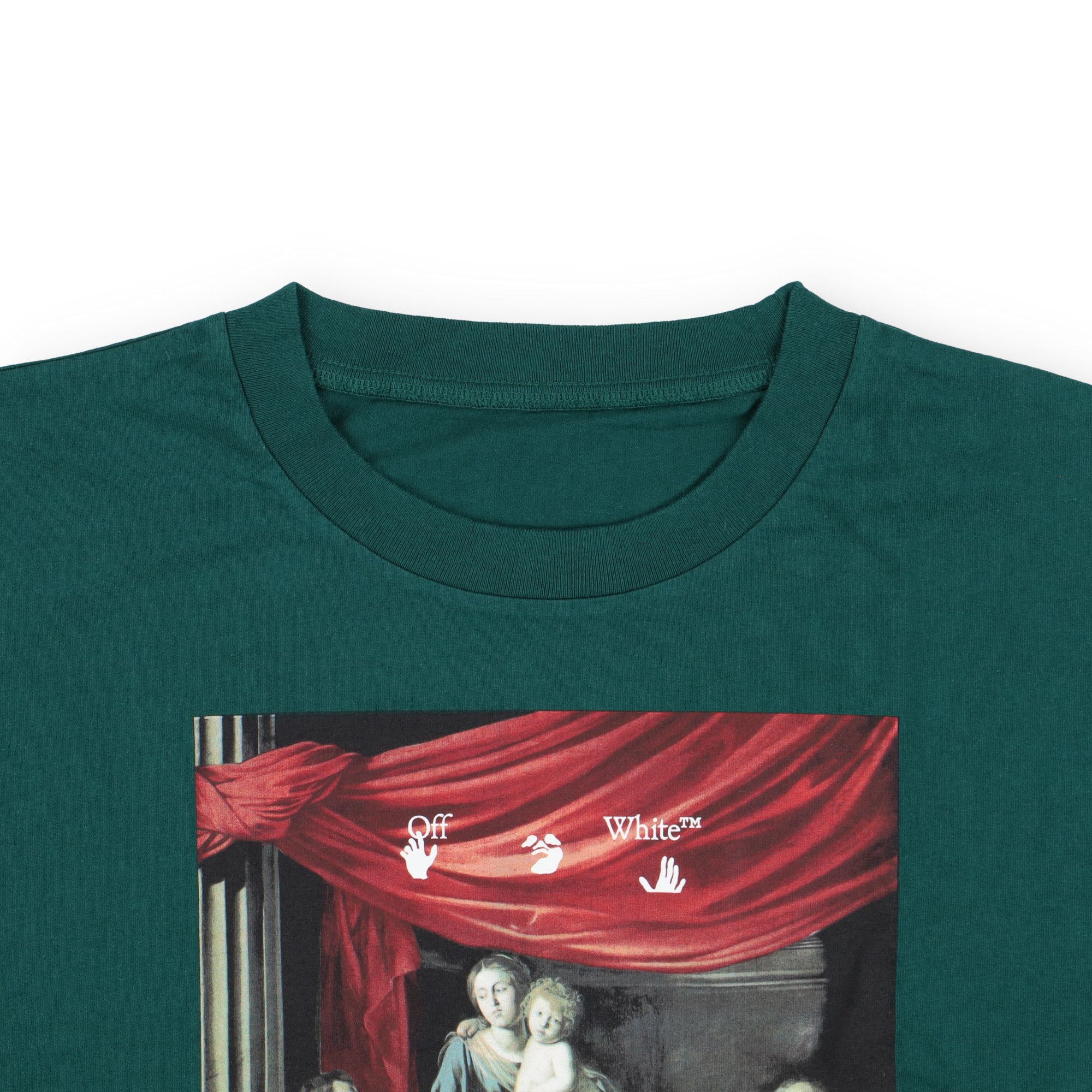 Off-White Green Caravaggio Arrows T-Shirt Size US XL / EU 56 / 4 - 5 Thumbnail
