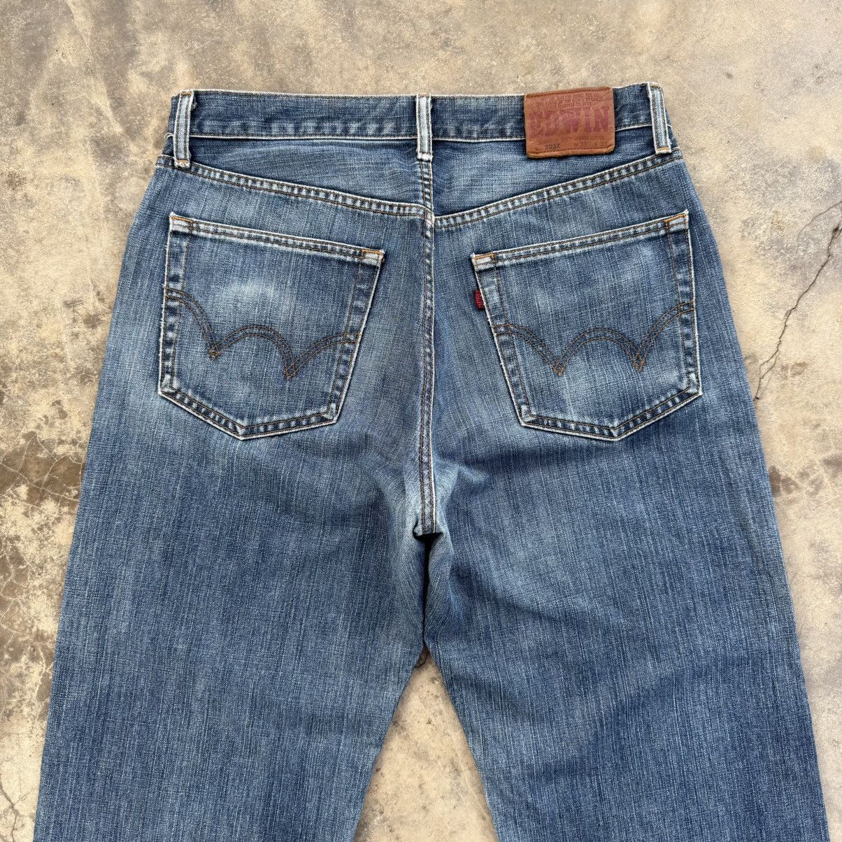 Edwin VINTAGE EDWIN FADED JEANS DENIM PANTS Size US 33 - 9 Thumbnail