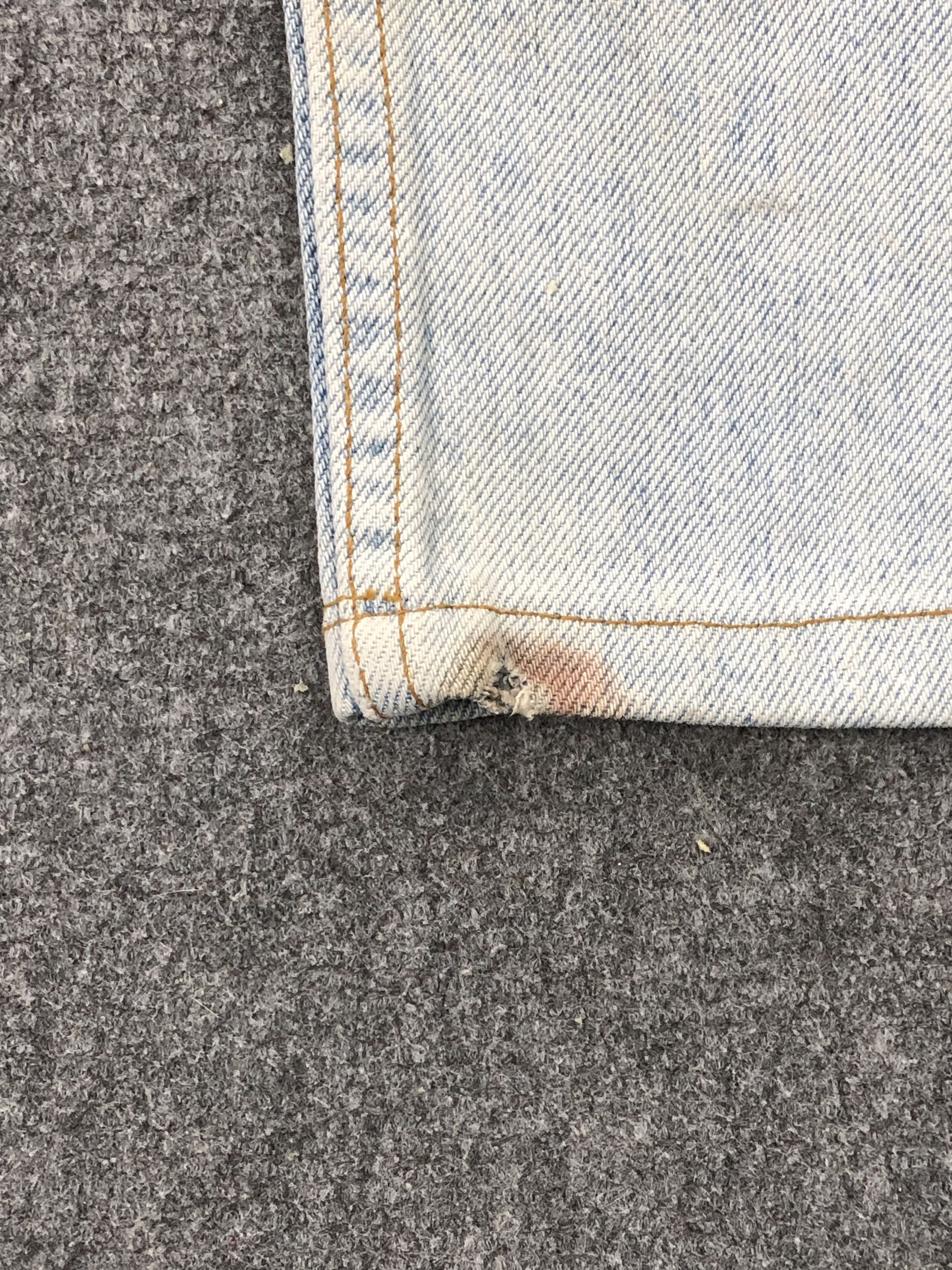Levi's Vintage 90s Levis 505 Dirty Light Washed Jeans DP2256 Size US 29 - 12 Thumbnail