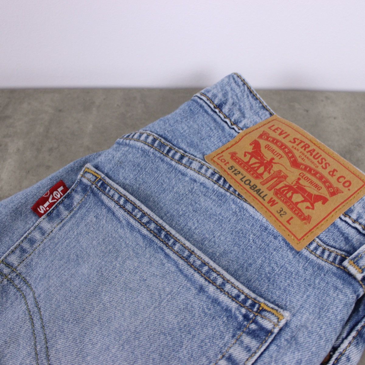 Levi's Levis Denim Jeans 512 Lo-Ball W32 Size US 32 / EU 48 - 3 Thumbnail
