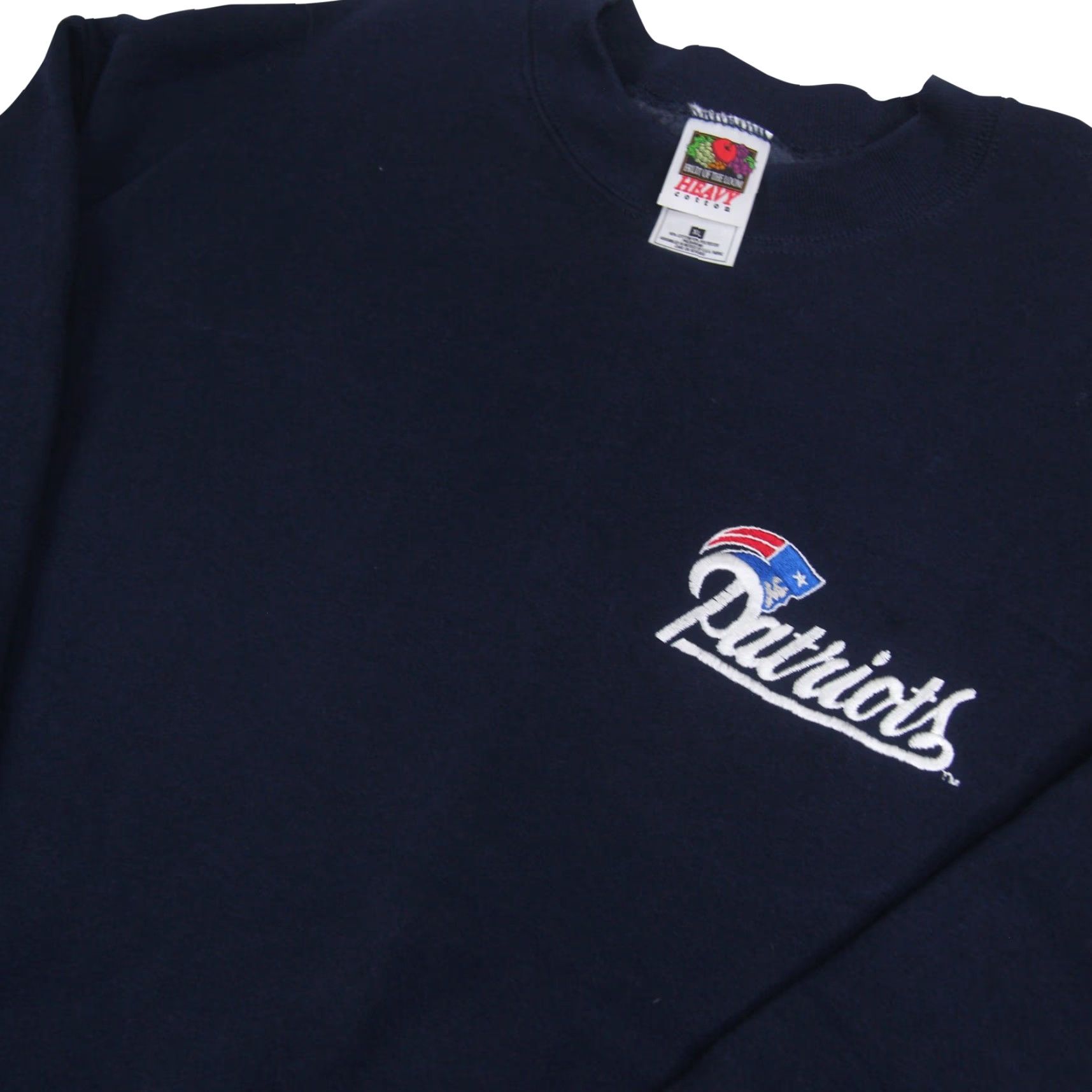 NFL VINTAGE New England Patriots Sweatshirt XL Mens Blue Pullover Sweatshirt Size US XL / EU 56 / 4 - 2 Thumbnail
