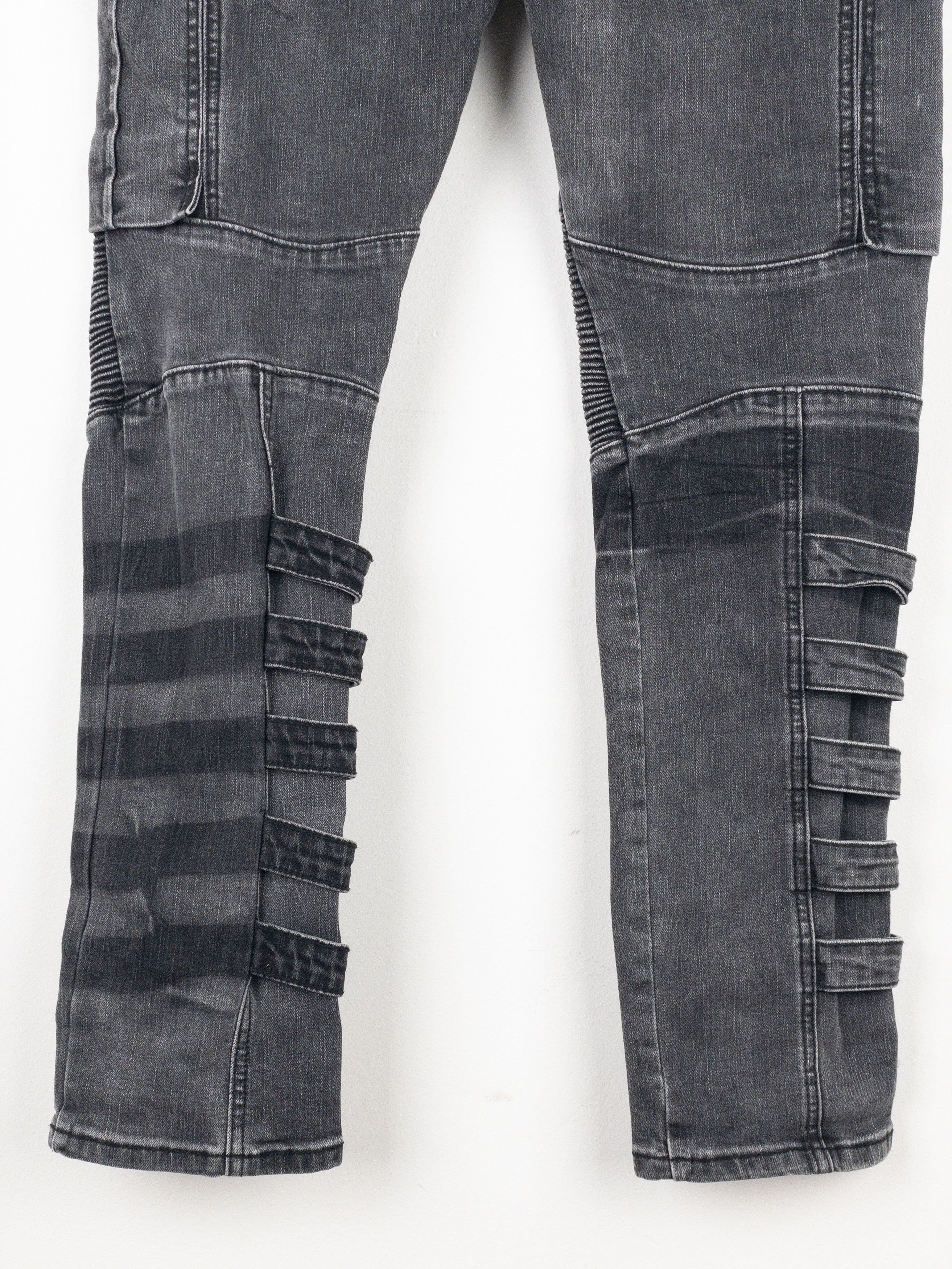Balmain Balmain Bondage-Strap Biker Cargo Denim Jeans Size US 31 - 6 Thumbnail