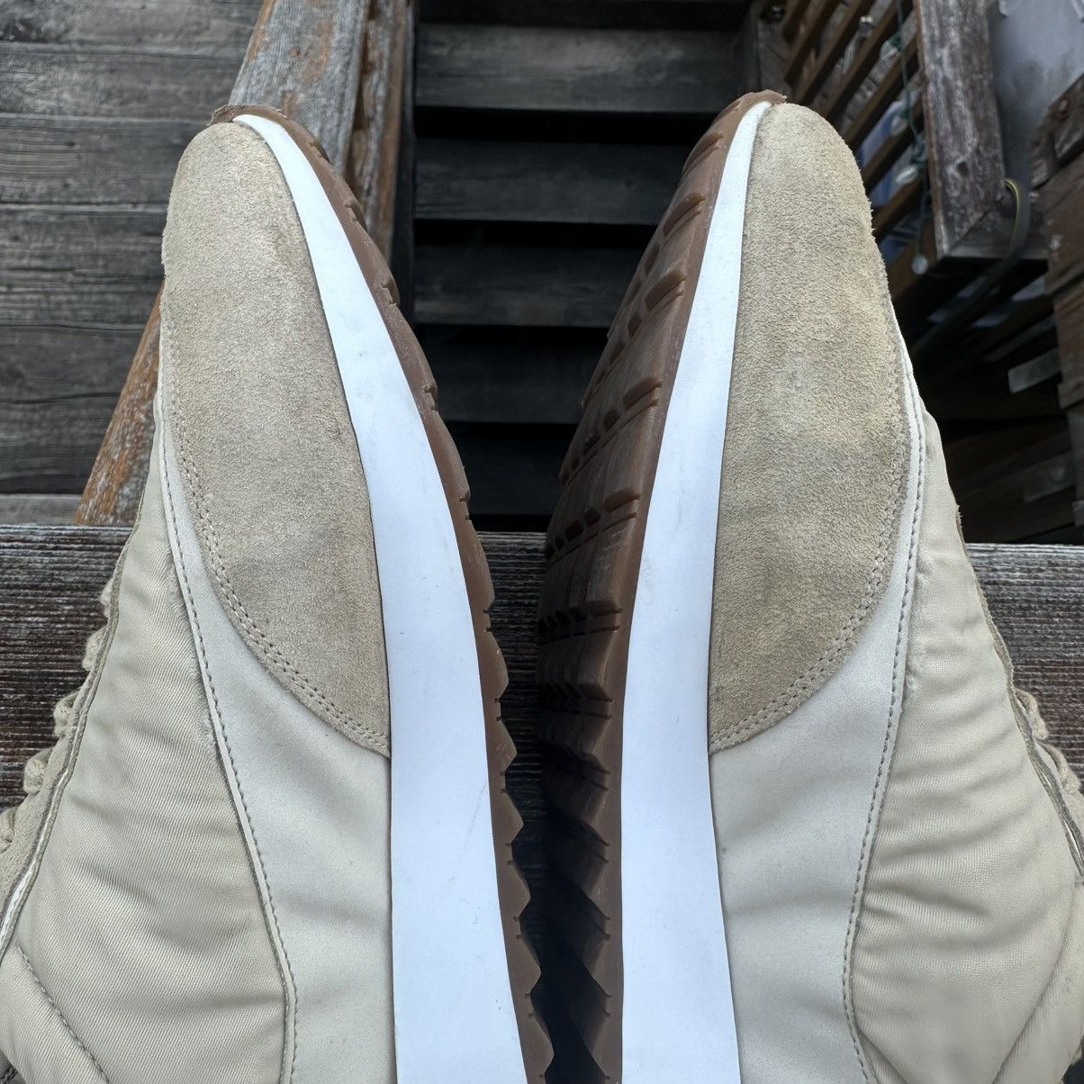 Good Man Brand GOOD MAN BRAND Triumph Trainer Sneaker Cream Size US 9 / EU 42 - 9 Thumbnail