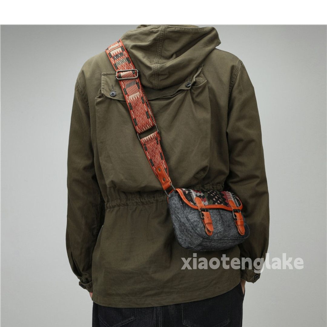 Designer × Japanese Brand × Vintage outdoor sports utility canvas pattern crossbody bag Size ONE SIZE - 10 Thumbnail