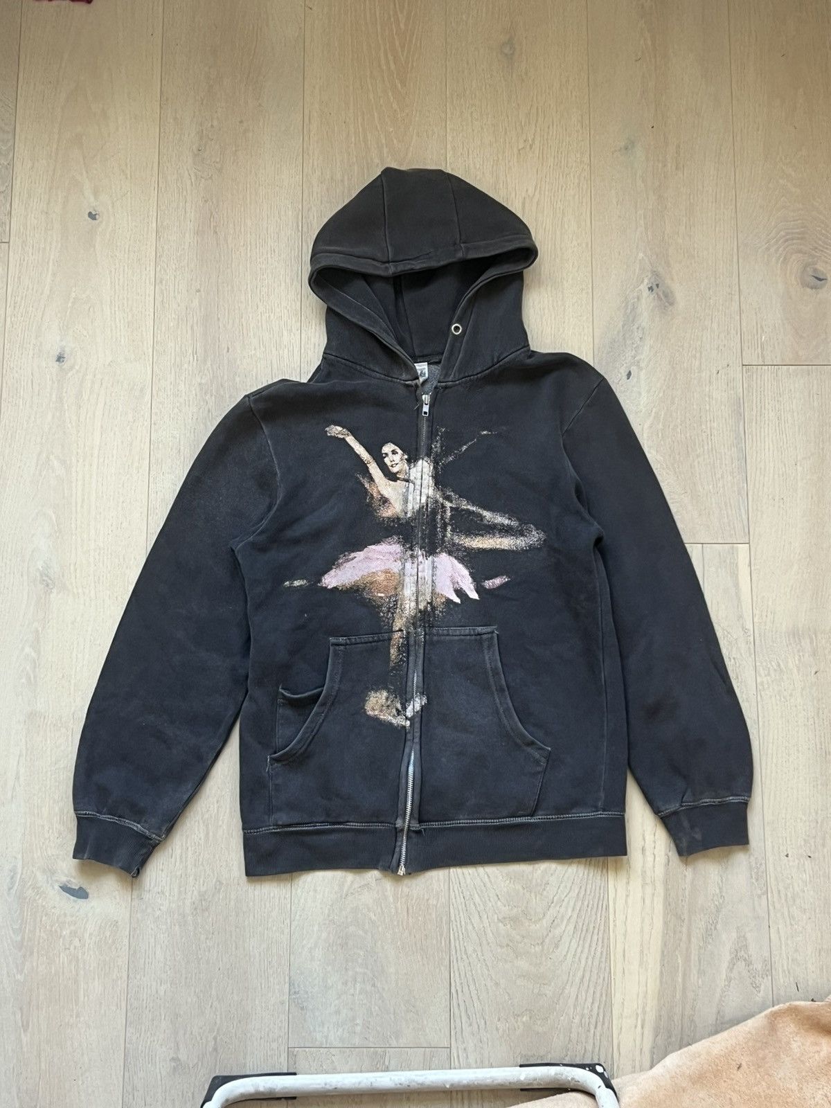 basketcase gallery Basketcase Ballerina Zip Up Hoodie | Grailed
