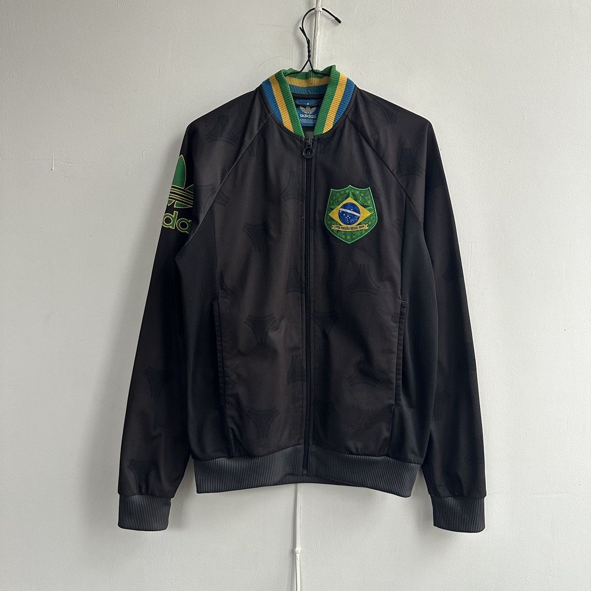 Adidas Adidas Brasil World Cup tracksuit top jacket rare Size US M / EU 48-50 / 2 - 5 Thumbnail
