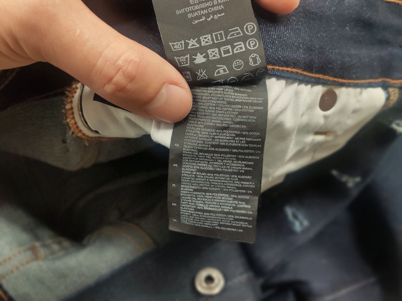G-Star G Star Raw 3301 tapered Denim dark wash Slim jeans Vintage Size US 34 / EU 50 - 12 Thumbnail