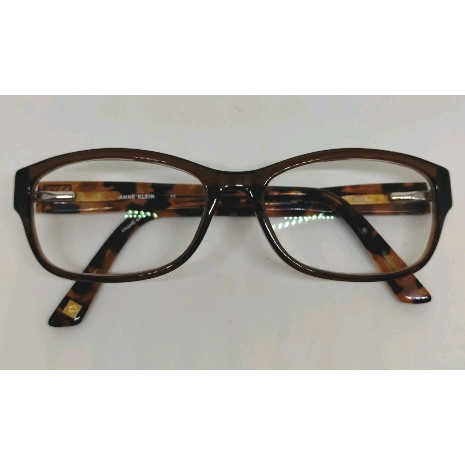 Anne Klein Anne Klein Eyeglass Frames AK5030 208 Mocha Tortoise Size ONE SIZE - 1 Thumbnail