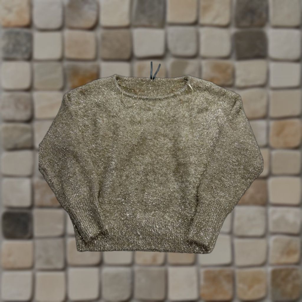 Anthropologie Anthropologie Sweater Womens Medium Gold Knit Pullover Size M / US 6-8 / IT 42-44 - 1 Thumbnail