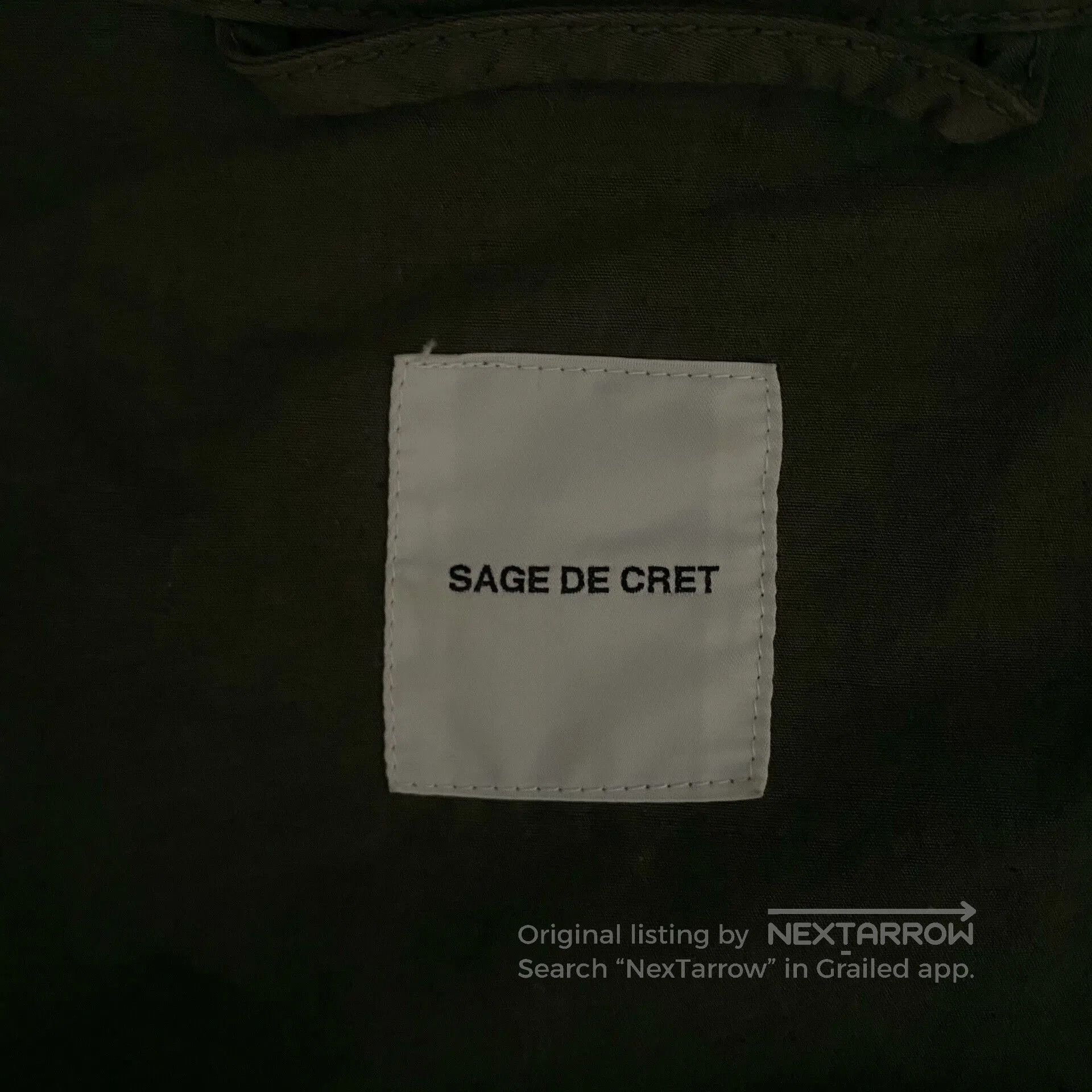 Sage De Cret Sage De Cret Military Green Jacket. Size US L / EU 52-54 / 3 - 7 Thumbnail