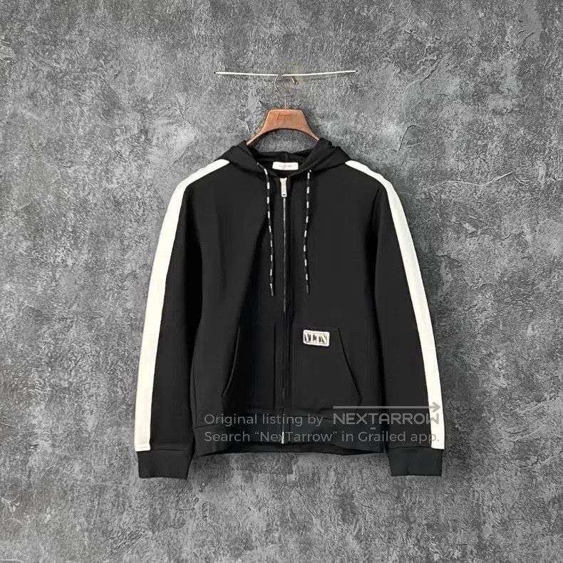 Valentino Valentino Sleeve paneled hooded zip sweatshirt Size US S / EU 44-46 / 1 - 1 Thumbnail