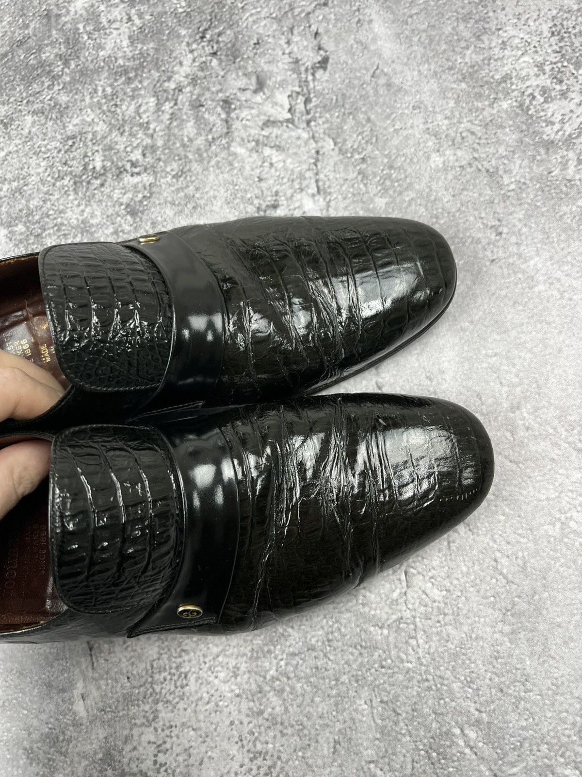 Grenson Grenson Mens Black Classic Shoes Leather Size US 9 / EU 42 - 3 Thumbnail