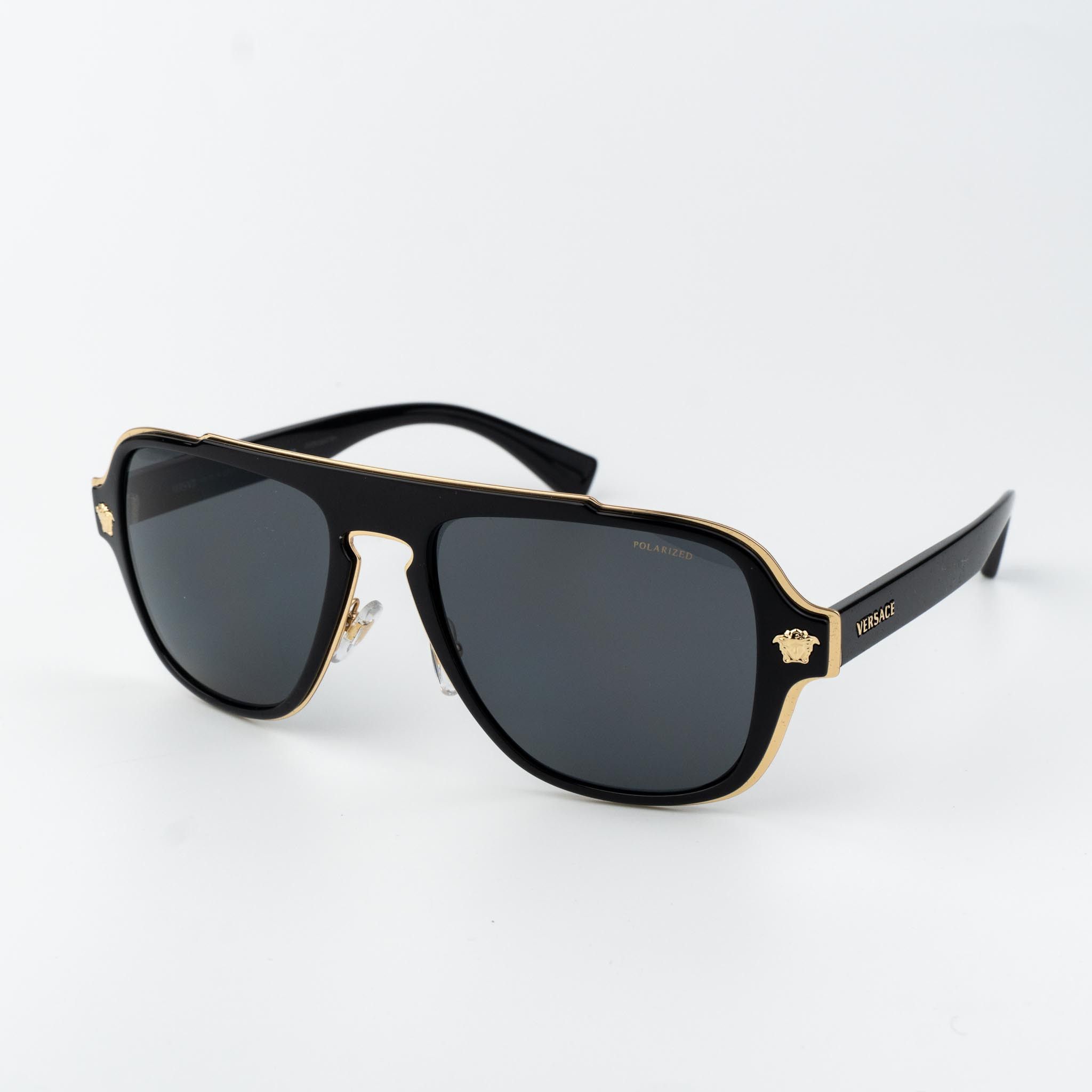 Versace Versace Men Sunglasses Aviator VE2199 100281 NEW AUTHENTIC Size ONE SIZE - 5 Thumbnail