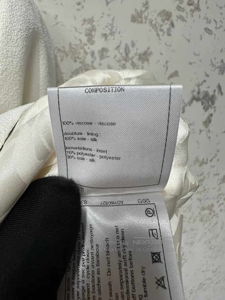 Chanel White and black suit jacket
