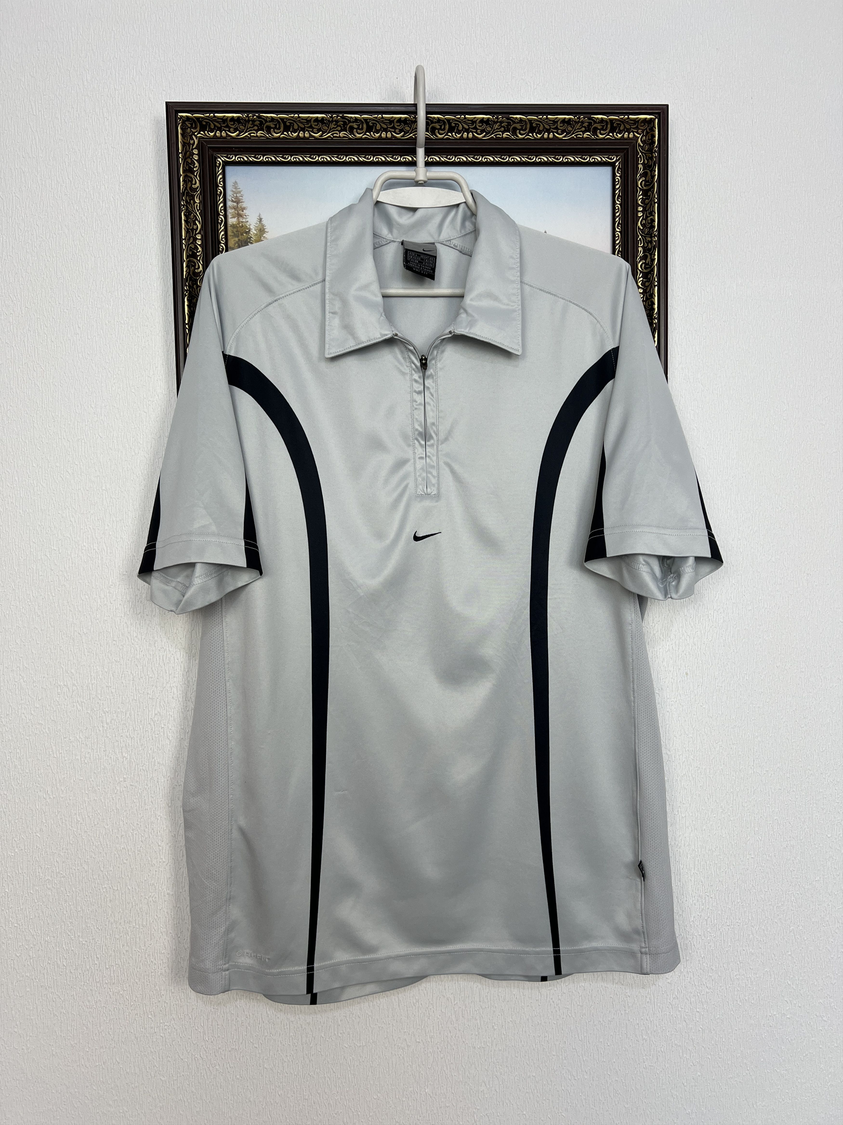 Nike Vintage Court Andre Agassi Tennis Polo Shirt Jersey Rare Size US L / EU 52-54 / 3 - 1 Thumbnail