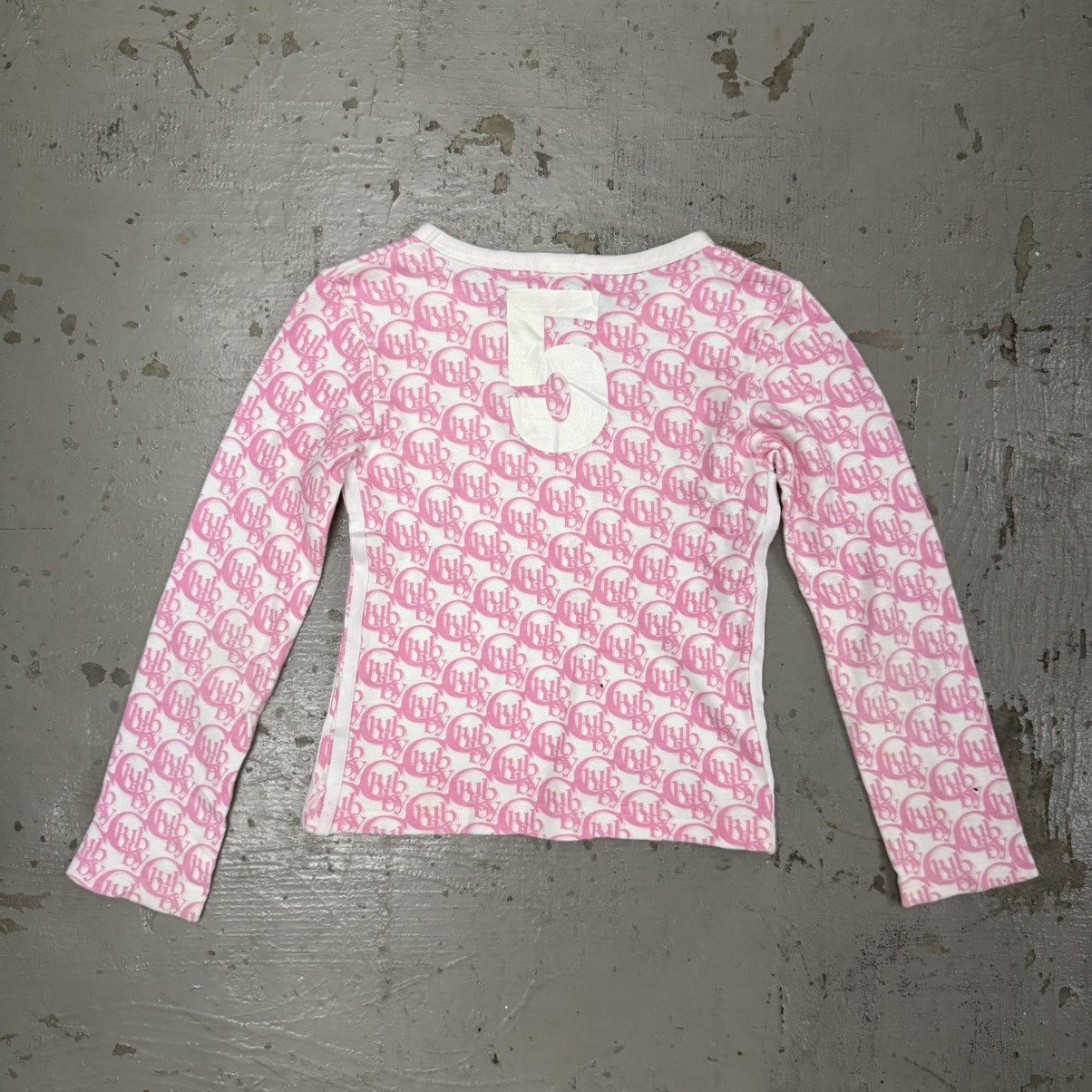 Japanese Brand Chubby Gang Japan Monogram Long Sleeve Tee Size XS / US 0-2 / IT 36-38 - 9 Thumbnail