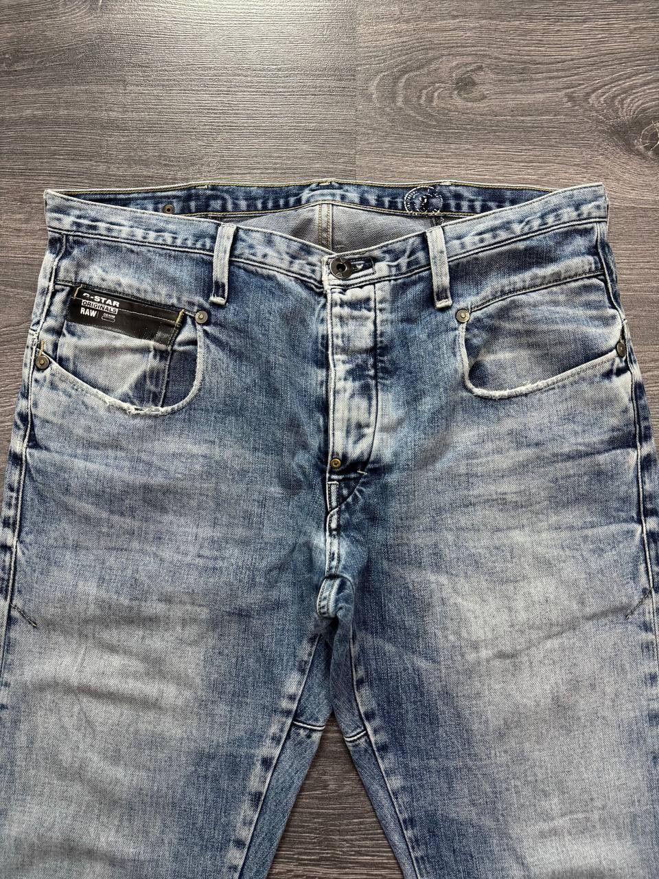 G-Star Vintage G-Star Raw 33-01 Light Blue Denim Jeans Size US 36 / EU 52 - 5 Thumbnail