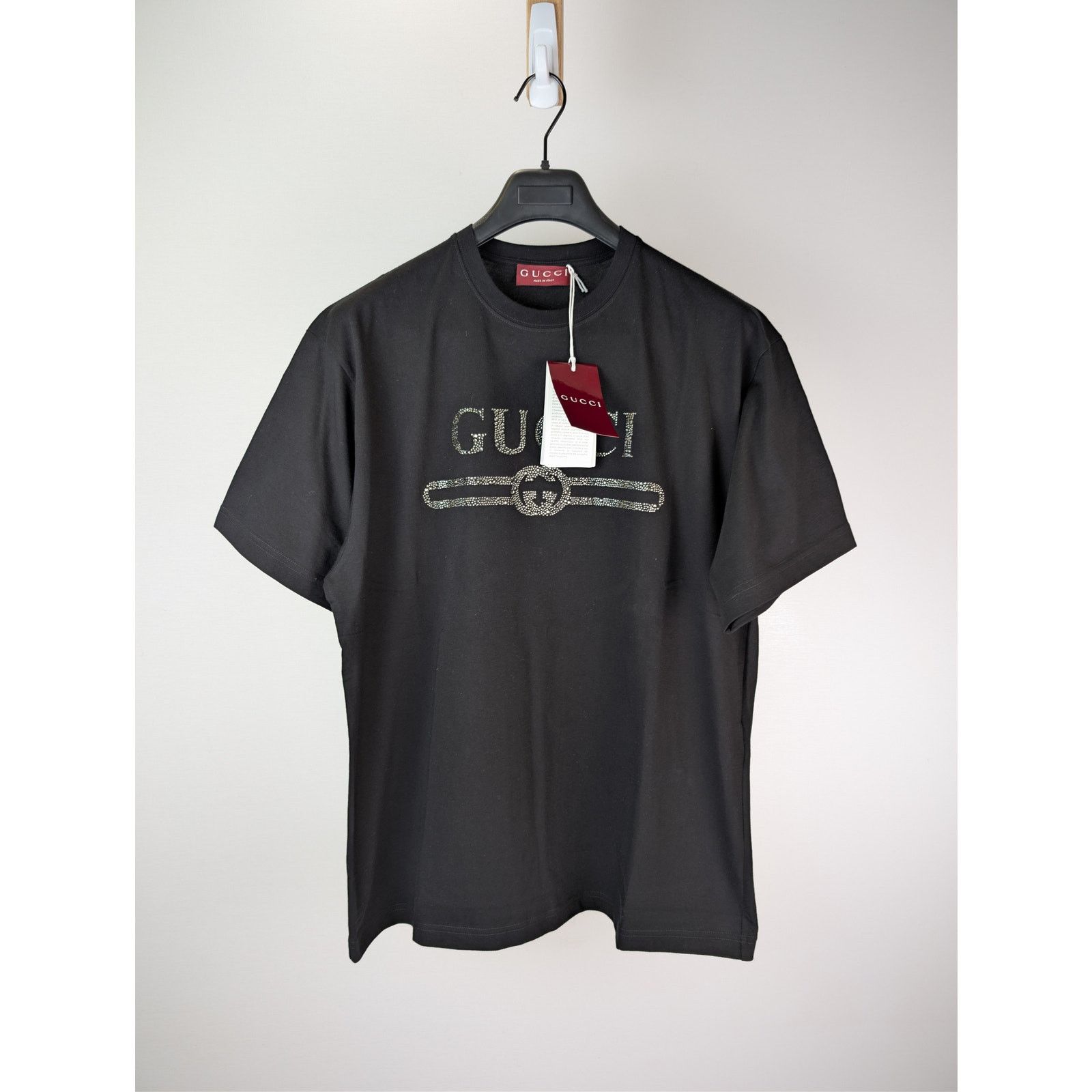 Gucci o1rshd1 Cotton Jersey Short-Sleeve T-Shirt in Black / Mix Size US XL / EU 56 / 4 - 1 Thumbnail