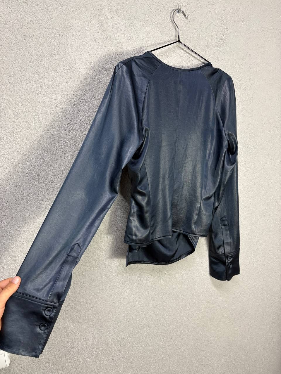 Nanushka NANUSHKA Midnight blue Women's Evening Top Blouse Large Size L / US 10 / IT 46 - 9 Thumbnail