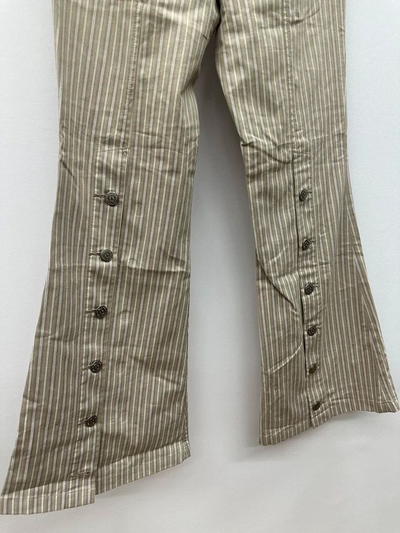 Tornado Mart Tornado mart size s Striped button bell bottoms pants 2504 Size US 28 / EU 44 - 7 Thumbnail