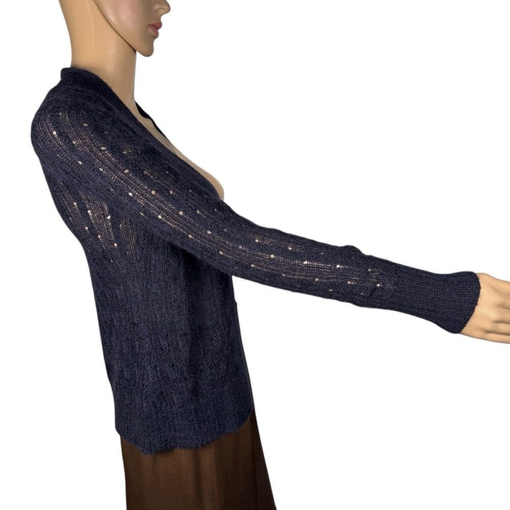 Banana Republic Banana Republic Fine Knit OPen Front Dark Grey Cardigan Siz Size XS / US 0-2 / IT 36-38 - 3 Thumbnail