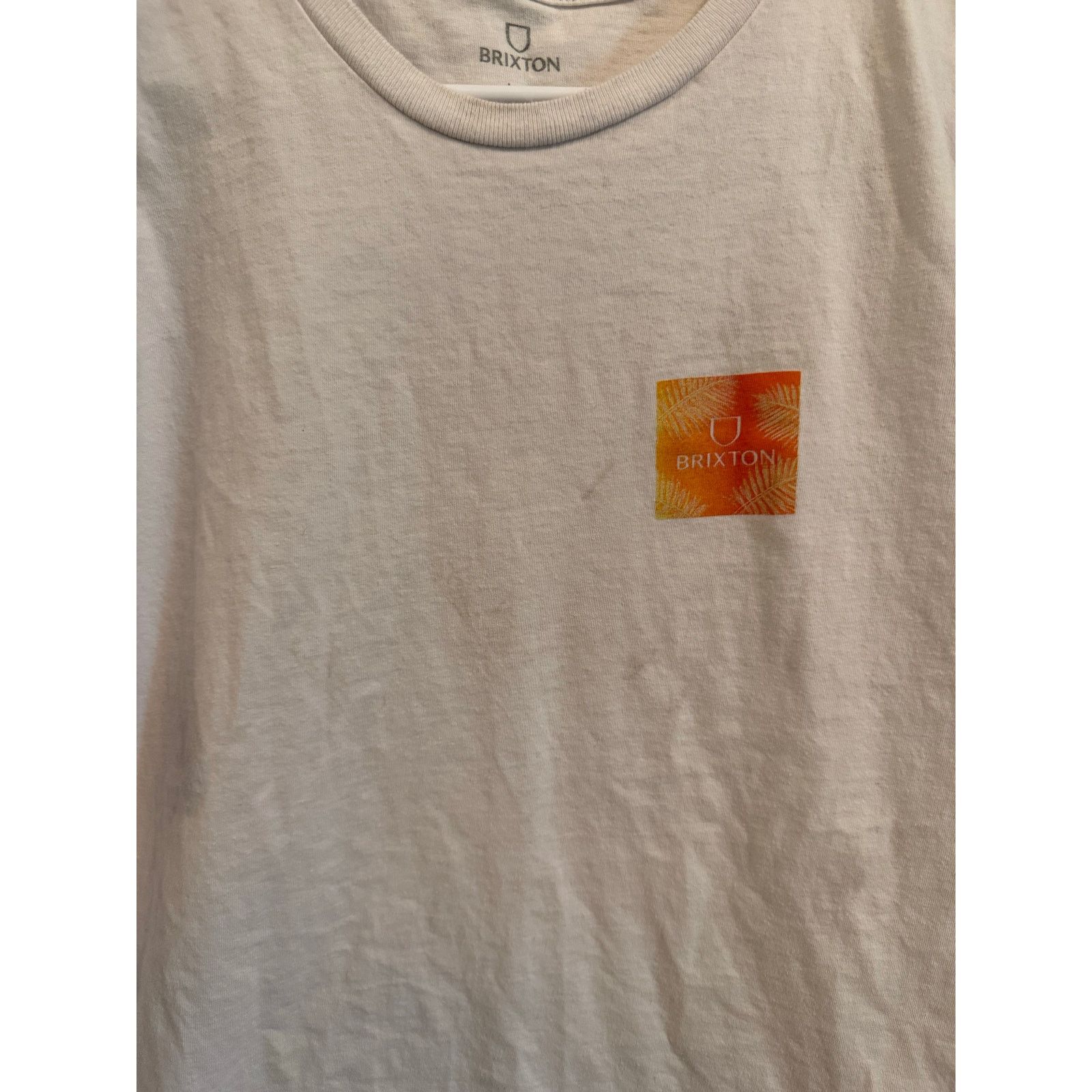 Brixton Brixton Palm Logo Graphic T-Shirt White Men’s Size L Size US L / EU 52-54 / 3 - 4 Thumbnail