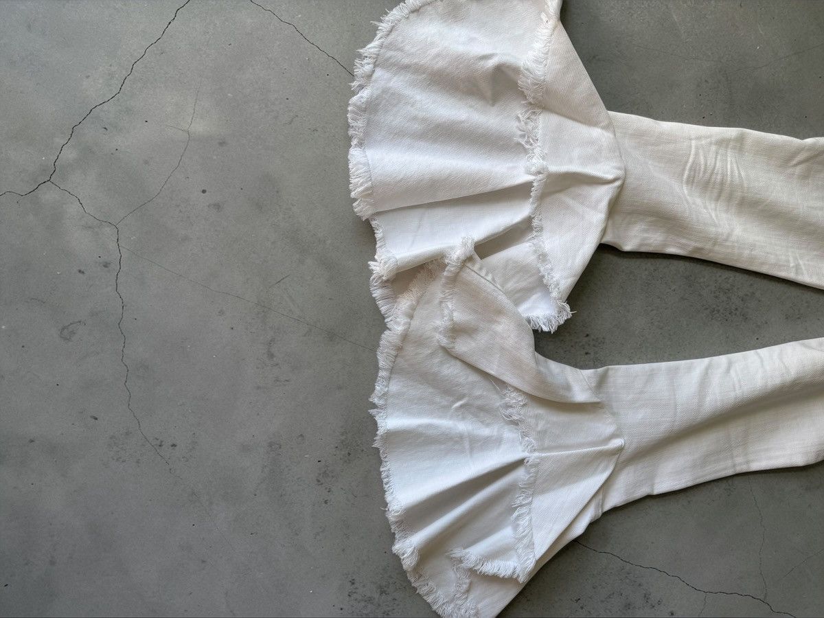Citizens Of Humanity Citizens of Humanity White Flare Jeans Size 25 Ruffle Hem Size 25" / US 0 / IT 36 - 5 Thumbnail