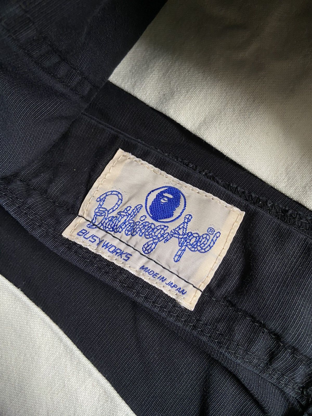 Bape Vintage Bathing Ape Patches Cropped Denim Pants Size US 26 / EU 42 - 6 Thumbnail